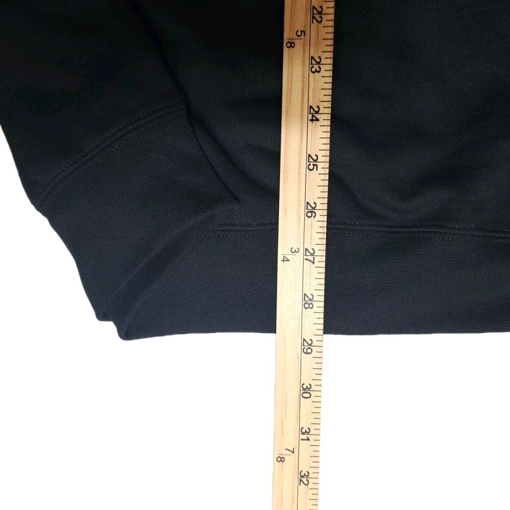 Port & Company Essential Fleece Black Pullover Hooded XL Sweatshirt GraphicPrint - Picture 6 of 8